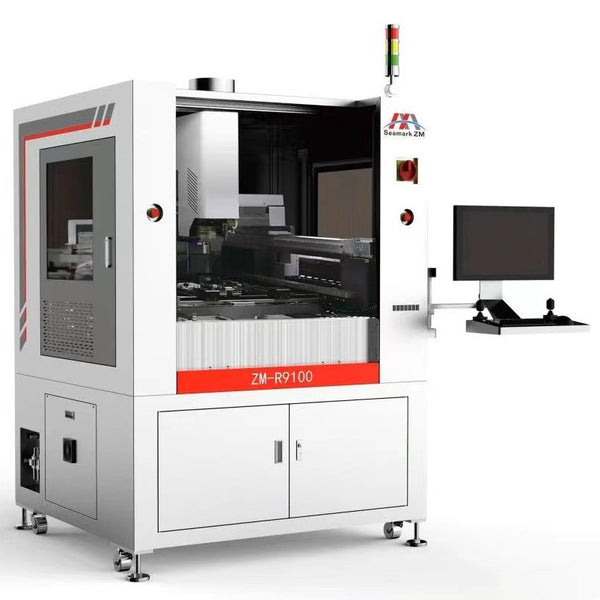 A Fully Automated BGA Rework Station with Solder Scavenger.  Model ZM-R9100